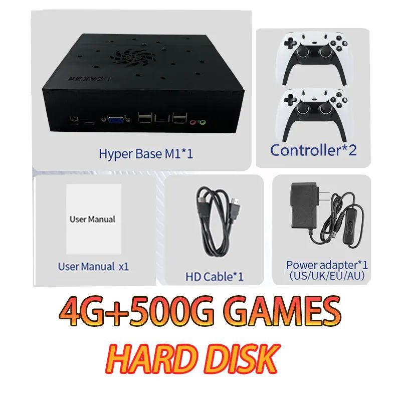Plug-and-Play NIEUW Retro Gaming-apparaat 70000+ games voor Wii PS2 DC PSP GAMECUBE 2T Geladen X8 Console Windows 11 Kindercadeau