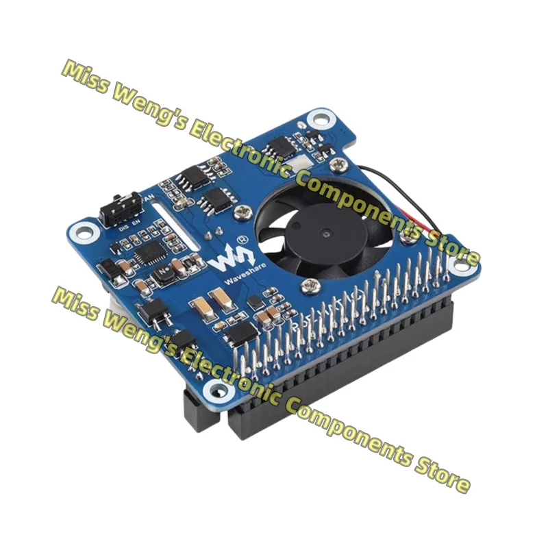 Raspberry Pi 3/4B POE Ethernet Expansion Board Module Supports 802.3af/at Network PoE HAT (C)