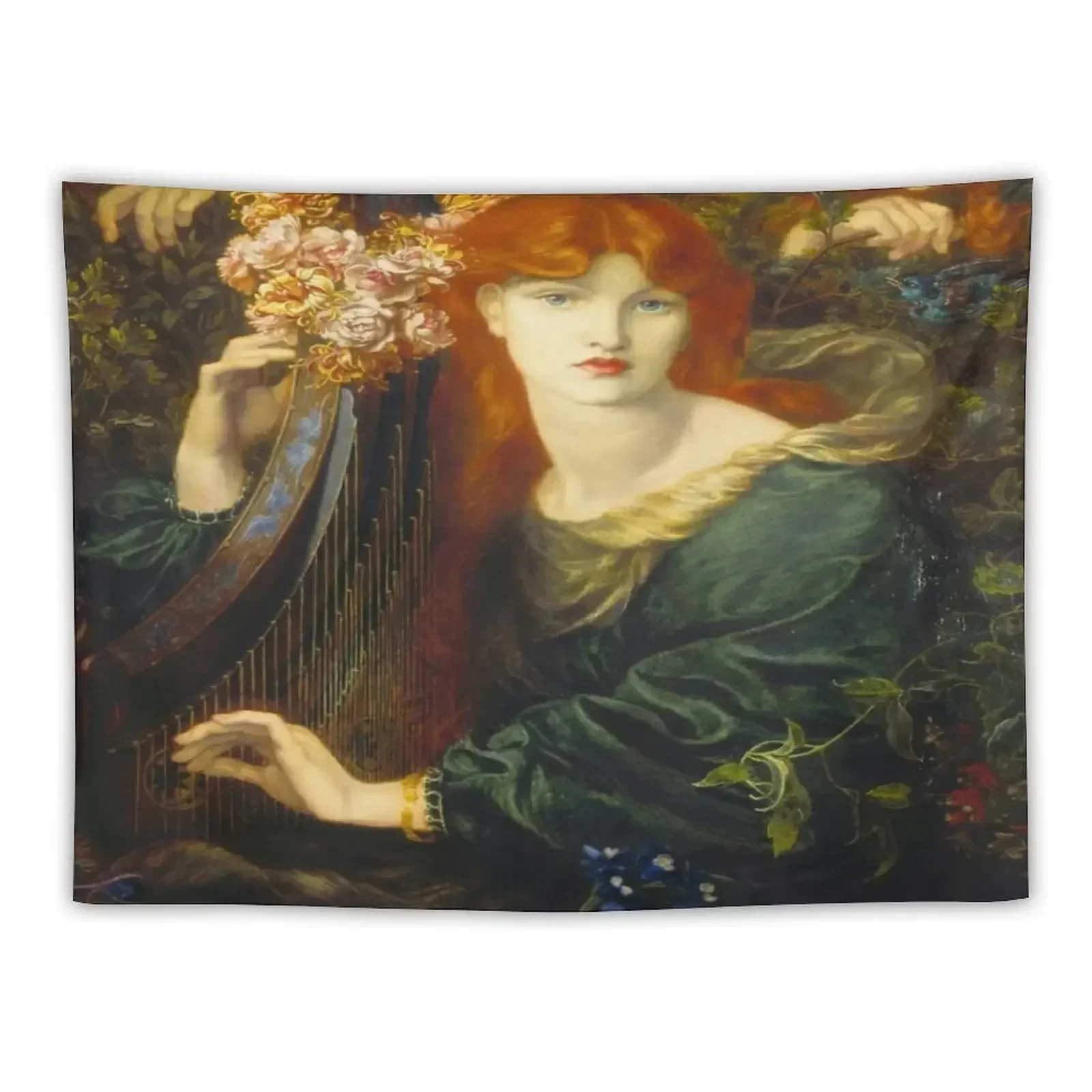 Dante Gabriel rossetti - La Ghirlandata,No,02. Tapestry Custom Decoration Home Tapestry