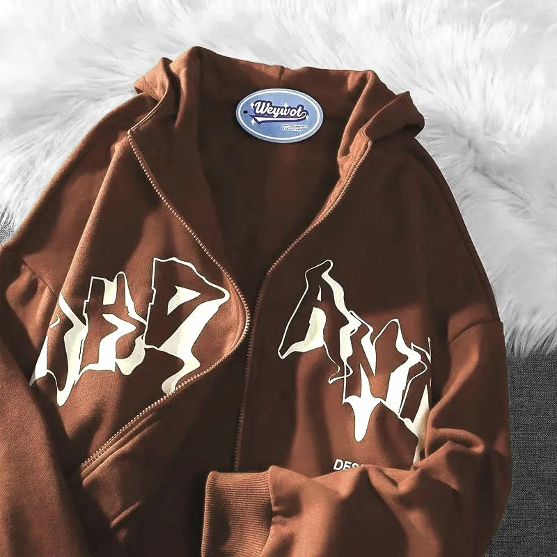 2023 escuro y2k unisex hoodie gótico casal harajuku tamanho grande zíper moletom streetwear tendência estilo escuro camisa esportiva