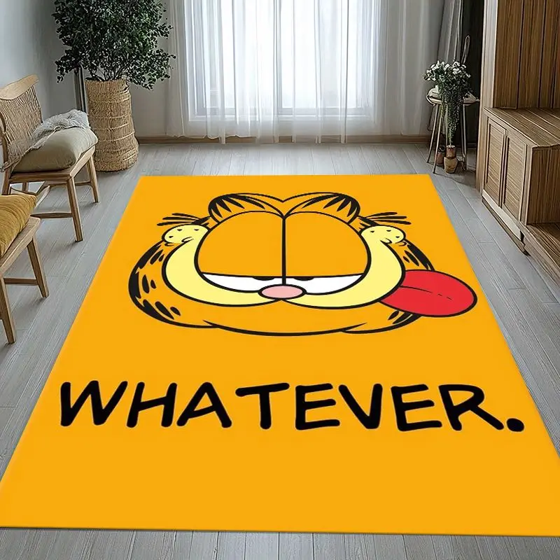 Funny Cartoon G-Garfield Soft Non-Slip Large Area Rug for Living Room,Bedroom Playroom Carpet Mat for Sofa,Home Decor Gift
