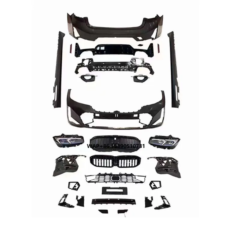 

High Quality G20 G28 Upgrade MT Style BodyKit Front Rear Bumper Side Skirts Diffuser Grille LED Headlights Body Kit for 2019