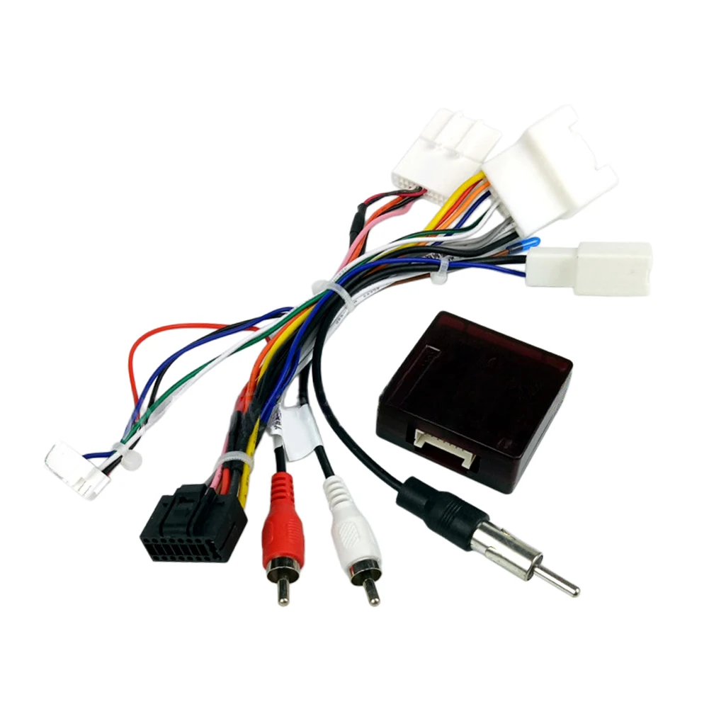 Radio Navigation Wiring Harness with CANBUS Box for Toyota For Prado For Sequoia RX330 RX350 No Modification Needed