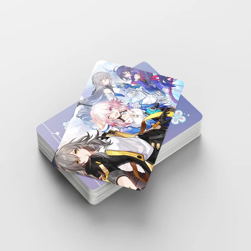 60+32Pcs/Set Honkai Star Rail Cards Mini Sticker Cosplay Toy Hobbies Collection Card Kid Christmas Gift