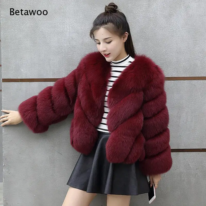 Women V Neck Chevron Stripe Faux Fur Bolero Cropped Cape Jacket Short Fluffy Furry Winter Wedding Outerwear