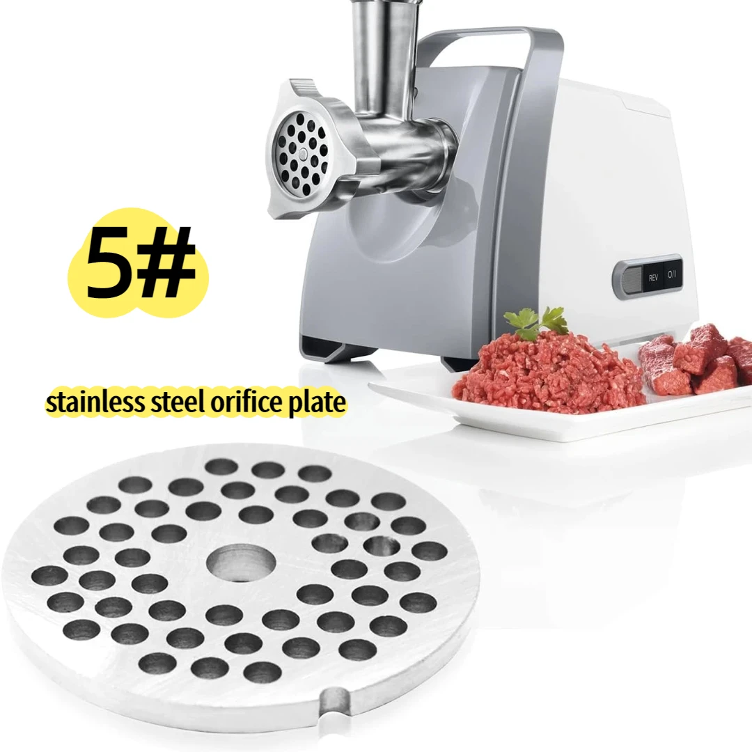

5 # High quality stainless steel meat grinder blade orifice plate/round blade mesh stainless steel meat grinder accessories