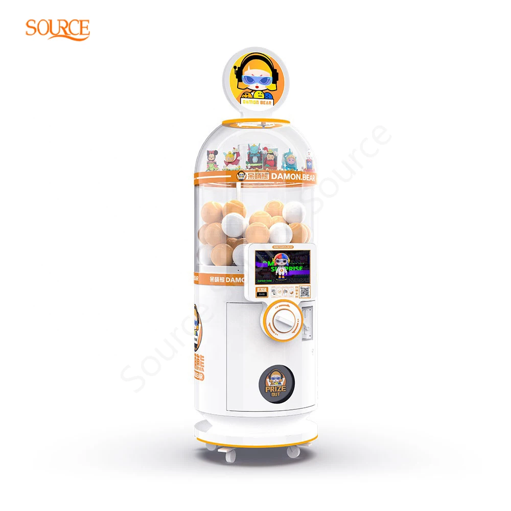 SOURE Customized Vending Capsule Toy Distributor Gachapon Machine Coin Operated Games For Shopping Mall