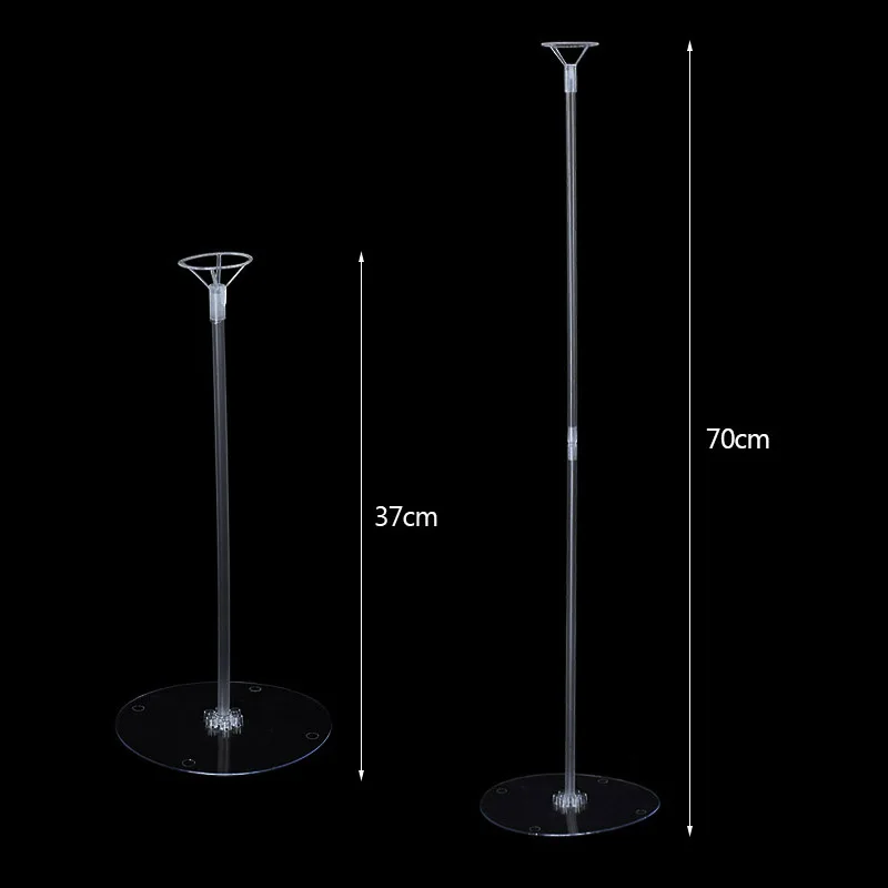 Colonna porta palloncini da 37/70cm per la decorazione del centrotavola della festa di compleanno di nozze Baby Shower Globos Support Stick