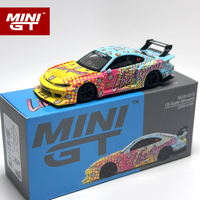 MINIGT 1:64 LB Super Silhouette S15 SILVIA LB KUMA MGT alloy car model 743