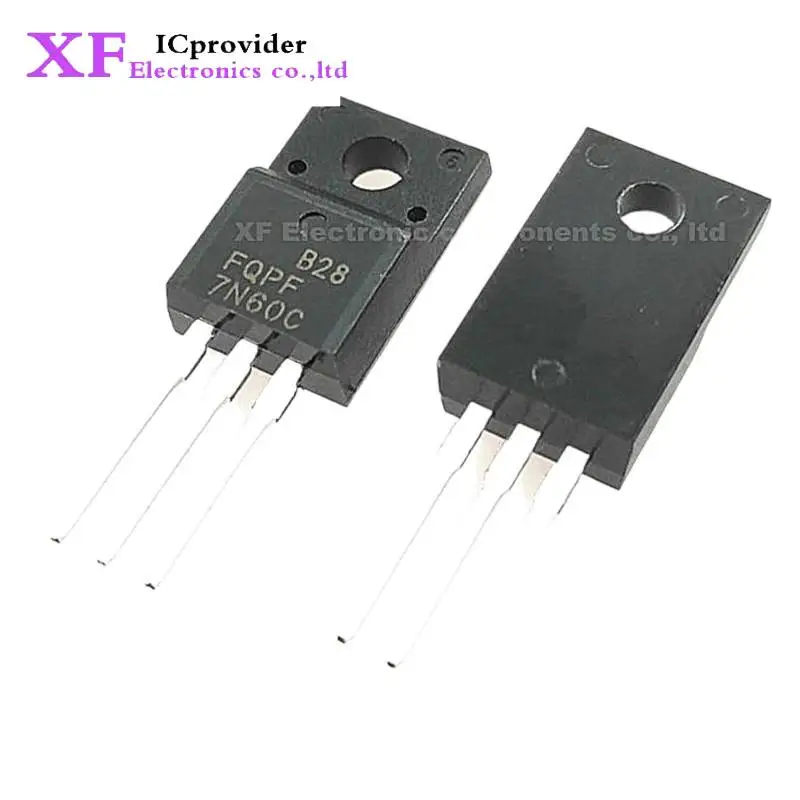 50pcs/lot FQPF7N60C 7N60C 7N60 TO-220  best quality