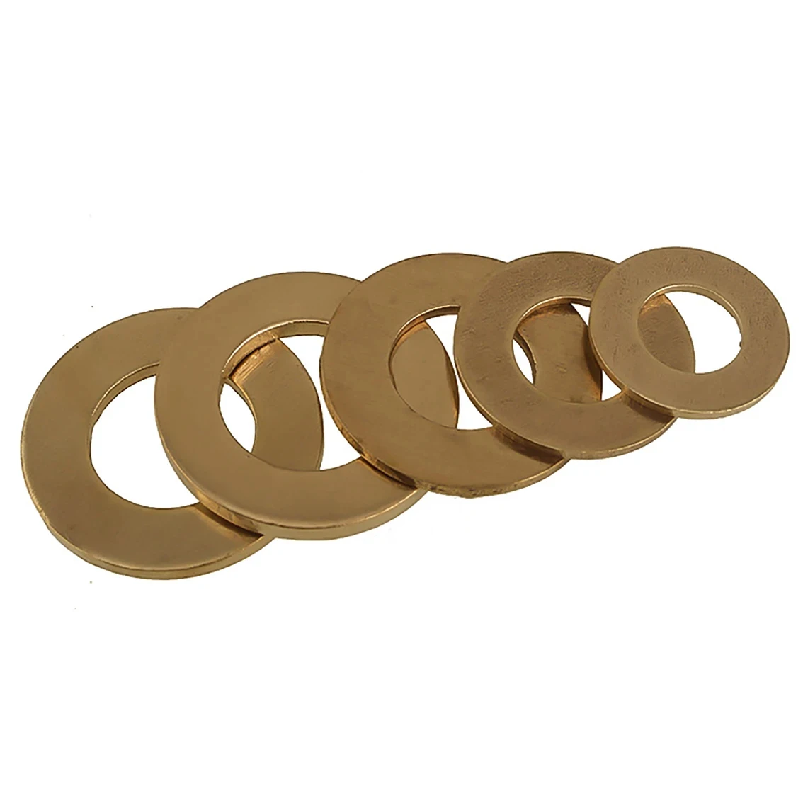 Solid Brass Gasket M3 M4 M5 M6 M8 M10 M12 M14 M16 M22 M24 Copper Flat Washer GB97 O-ring Gasket Thick 0.5/0.8/1/1.2-4mm