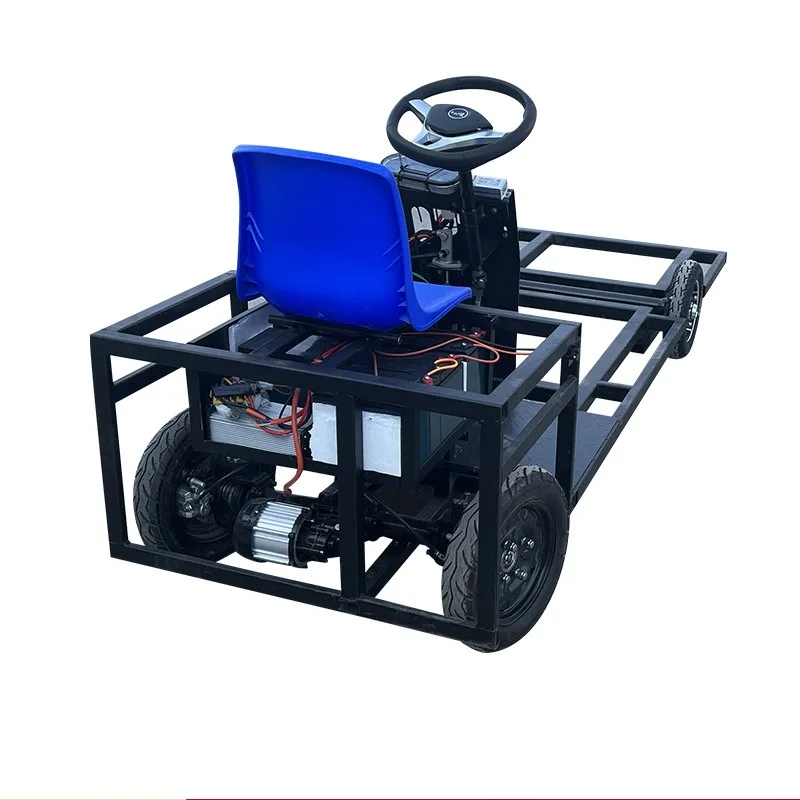 

Heavy-duty meal chassis car electric battery car parade float frame production mobile stall car