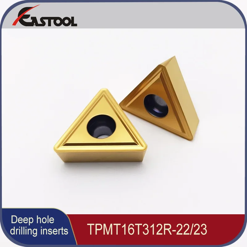 

Carbide Indexable Inserts Drilling Tools for Deep Hole Machining Tpmt16t312r-22 Tpmt16t312r-23 Peripheral Grinded