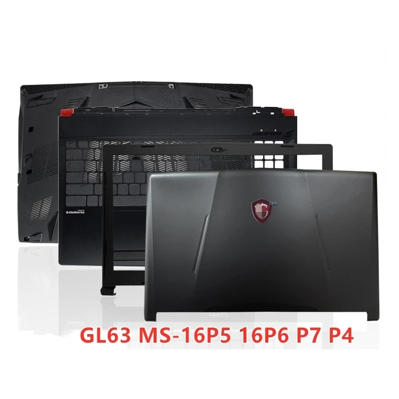 

Новый ноутбук для MSI GL63 MS-16P5 16P6 P7 P4, задняя крышка, задняя панель, передняя панель, Упор для рук, нижняя задняя крышка