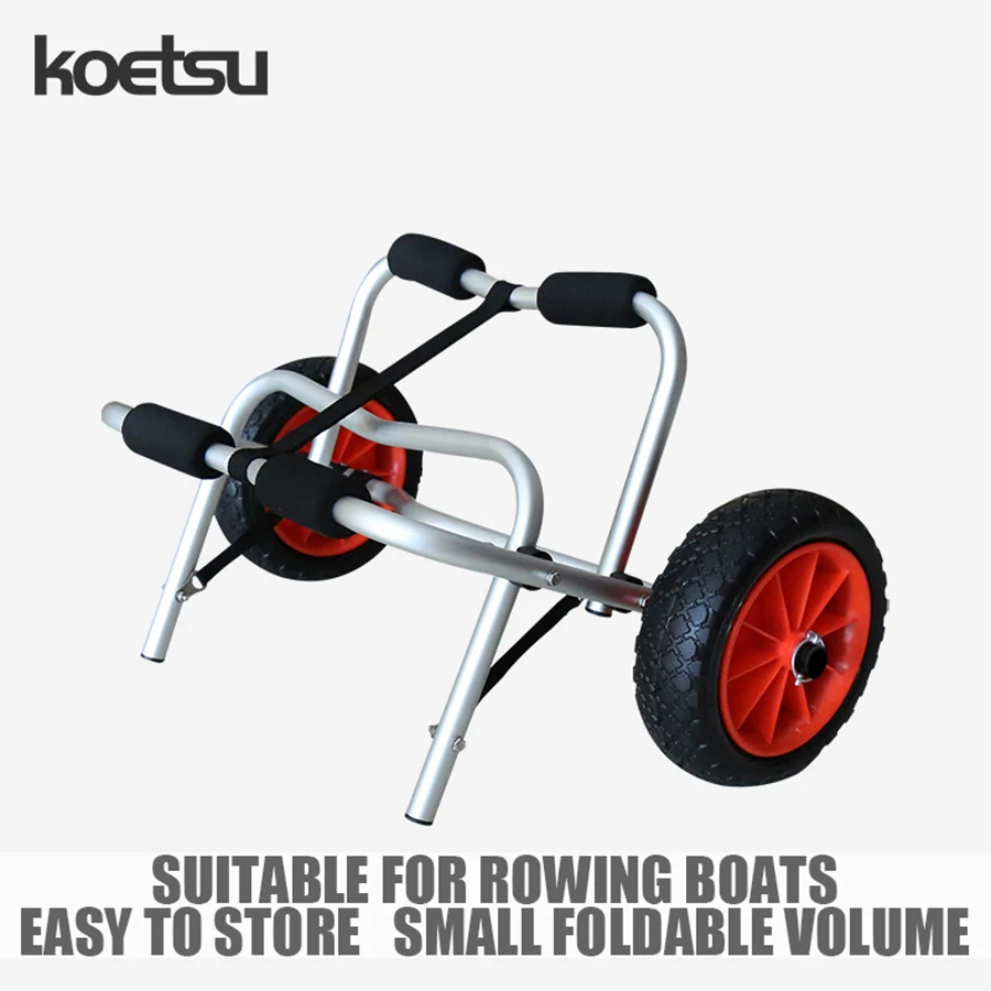 KOETSU-SUP Paddle Kayak Trolley Canoa kayak aAssault Boat Drifting Boat, aleación de aluminio, Tailer móvil