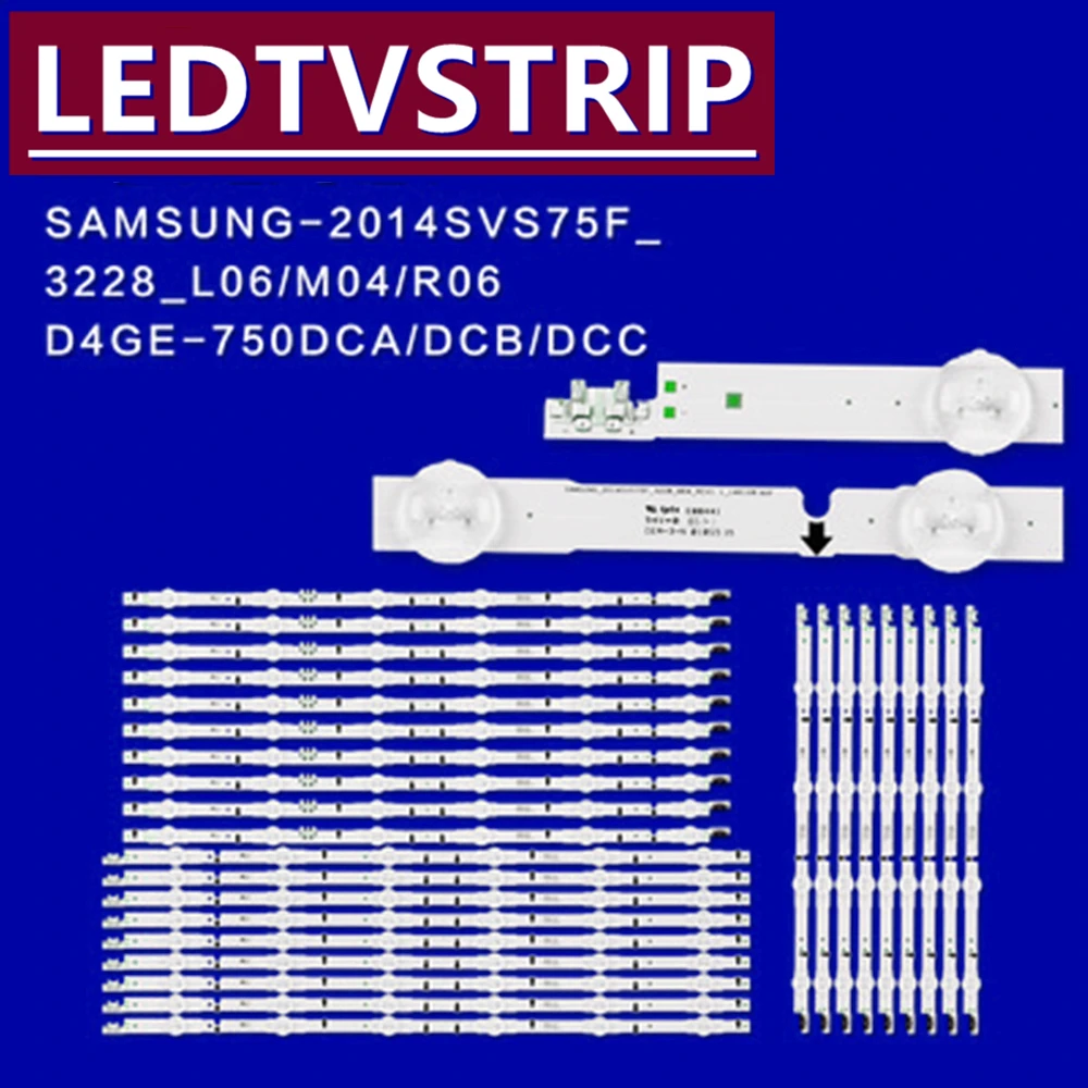 

Kit LED Backlight Strips(27) For Samsung UN75J6300 UN75H6350 UE75H6400 UE75H6400AW UA75H6400 UE75H6475 UN75F6400 UN75F7100