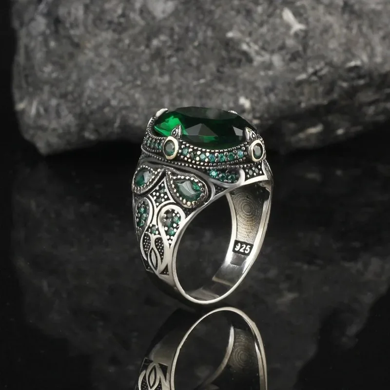 New atmospheric men\'s ring retro style, fashionable personalized accessories