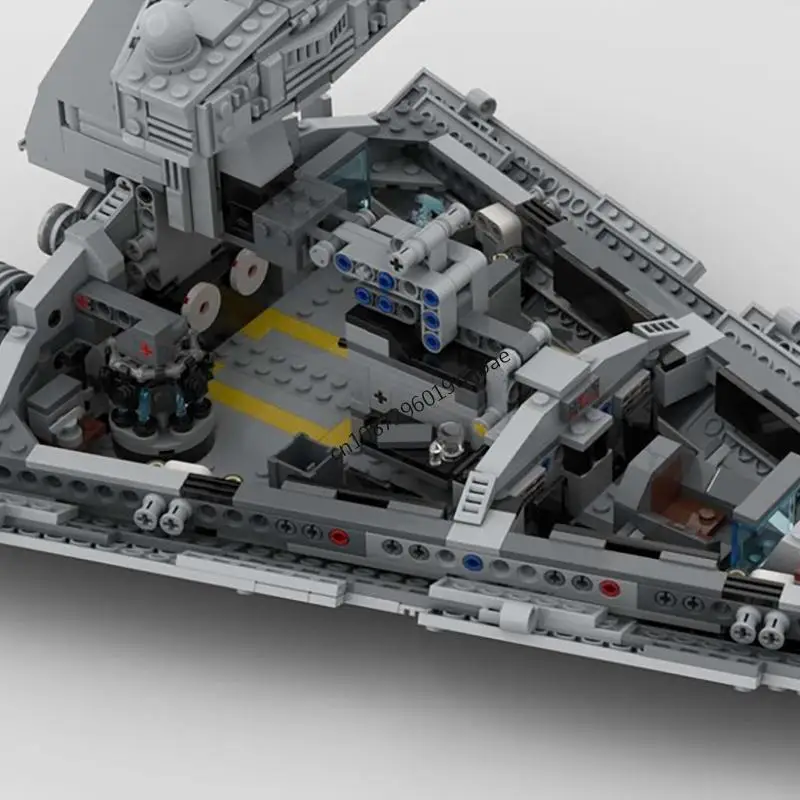 1694PCS Star Battle ภาพยนตร์ Mandaloring Space Destroyer รุ่น DIY สร้างสรรค์ไอเดียของเล่นเด็กประกอบปริศนาของขวัญวันเกิด MOC-75394