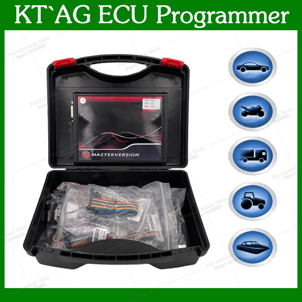 Online Programming Tools KTAG V7.020 Master Version remove DTC KTAG V2.25 Diagnosis Repair support Bike/Car/Truck/Tractor/Boat