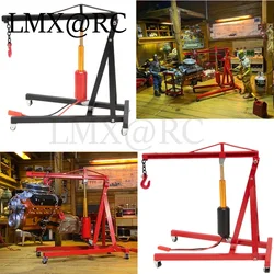 RC Car 1/8 1/10 Simulation Garage Decoration Mini Engine Hanger Electric Crane Jack For TRX4 SCX10 Yikong 90046 D90 Arrma KM2