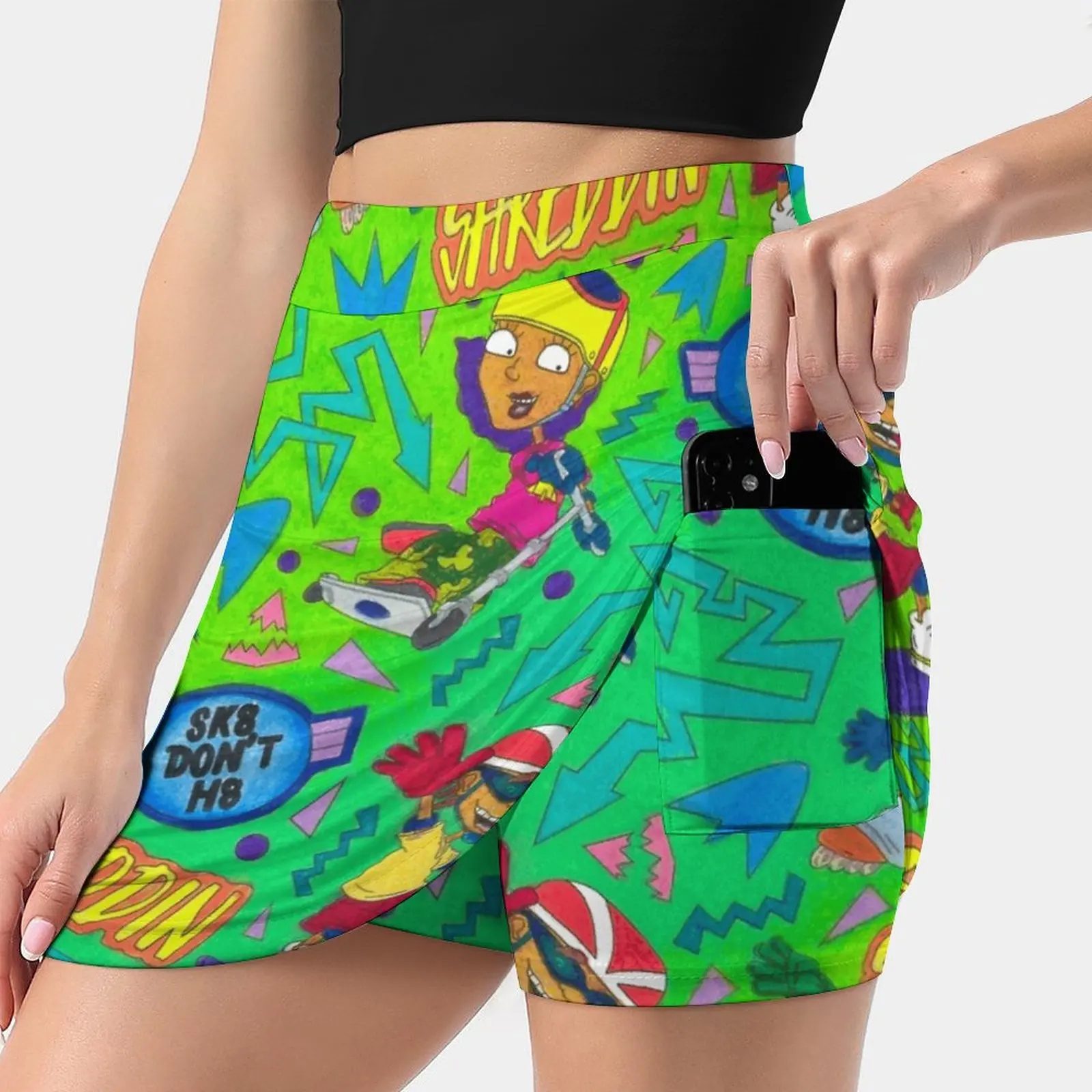 

Rocket Power Group Skirts Woman Fashion 2022 Pant Skirt Mini Skirts Office Short Skirt Rocket Power Reggie Rocket Otto Rocket