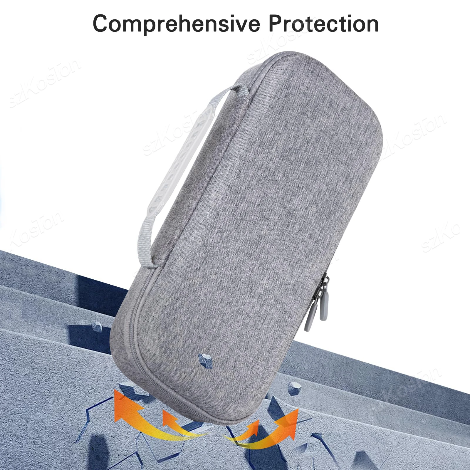 حقيبة حمل صلبة من مادة EVA حقيبة تخزين محمولة مع واقي شاشة لوحدة تحكم ألعاب بلاي ستيشن لملحقات بوابة PS