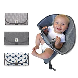 Portátil Mãos Limpas Mudando Pad Fralda Clutch Changing Station, Tempo Playmat com Barreira de Redirecionamento, 3 em 1