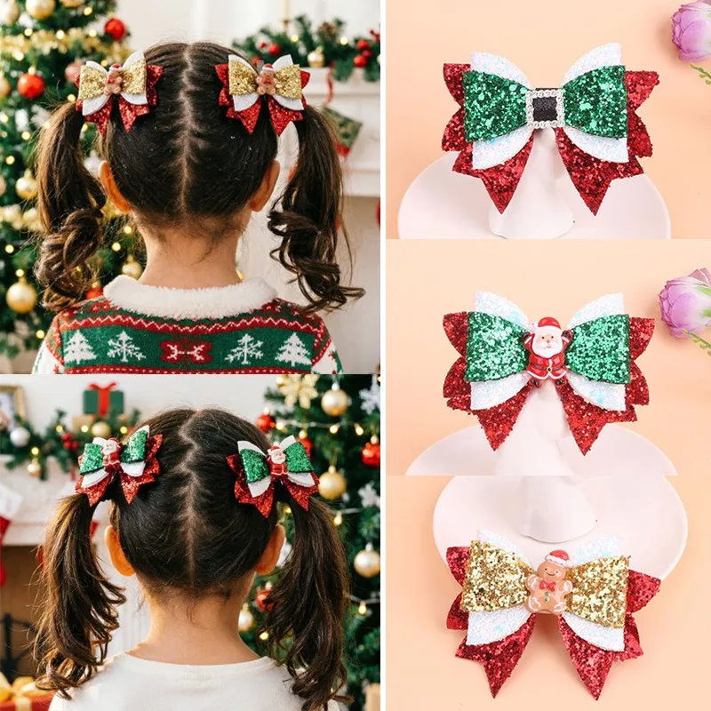 24-pezzi-di-fermagli-per-capelli-a-forma-di-fiocco-natalizio-con-personaggi-dei-cartoni-animati-per-bambine-fermagli-per-feste-a-tema-babbo-natale-forcine-con-strass-accessori-per-capelli-natalizi-per-bambini-confezione-all'ingrosso