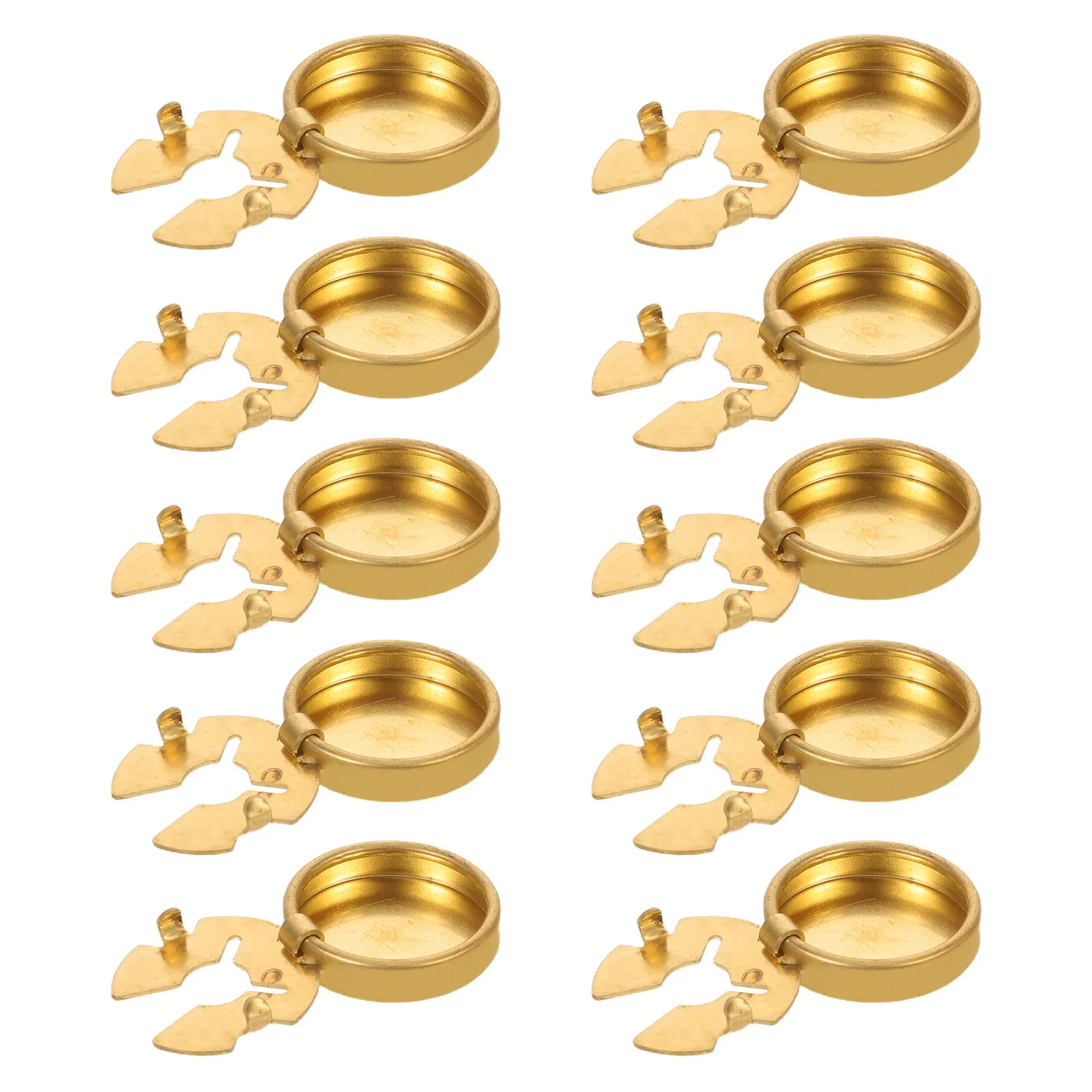 

10Pcs Decorative Shirt Buttons Copper Button Covers for Men Women Fashion Cuff Links Long-Lasting Sewing Accessories for Blouses