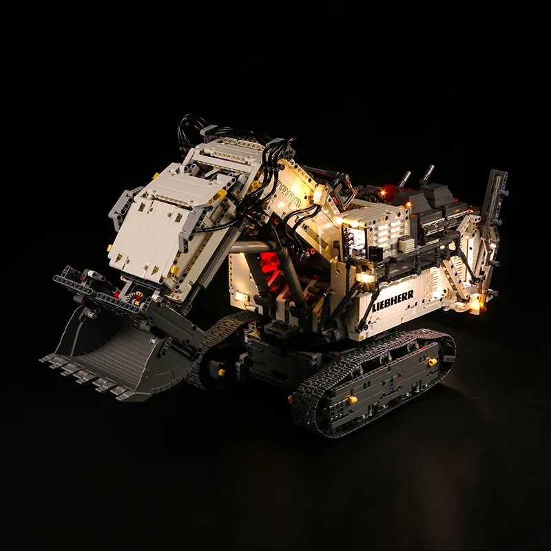 42100 Liebherr pelle LED modification du groupe d'éclairage