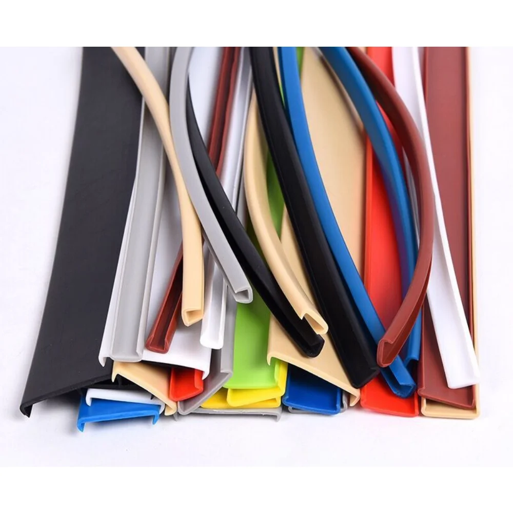 5M Self Adhesive U Shape Edge Banding Tape PVC Veneer Edge Seal Strip for Cabinet Desk Wardrobe Furniture Edge Protector
