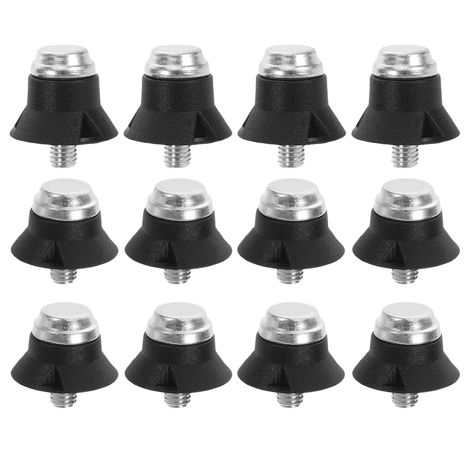 

12Pcs Durable Metal Studs for Football and Rugby Boots Anti-Slip and Long-Lasting Performance Sport Boot Studs
