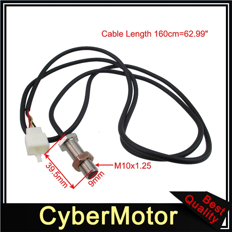 160cm 3 Pins Speedometer Sensor Speed Meter For 200cc 250cc Chinese ATV Quad 4 Wheeler