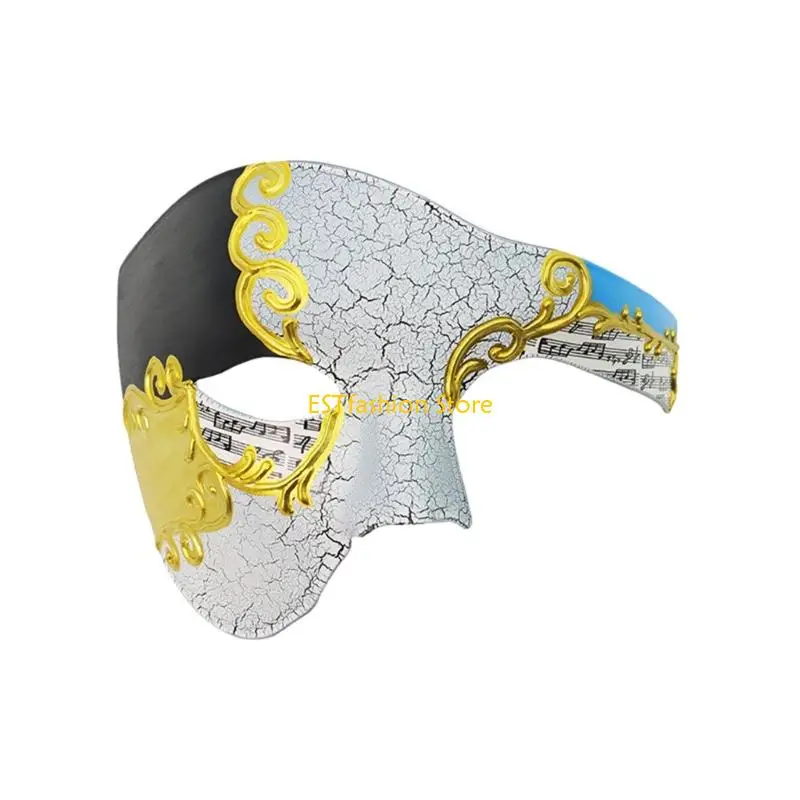 Y5GC Halloween Phantoms of The Operas Half Face Mask Venetians Mask Masquerades Mask