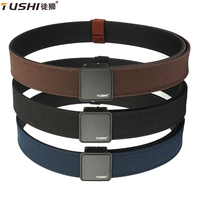 TUSHI Official Genuine Men's Military Tactical Belt 1100D Thick Nylon Alloy Automatic Buckle IPSC Gun Belt Casual Girdle Male