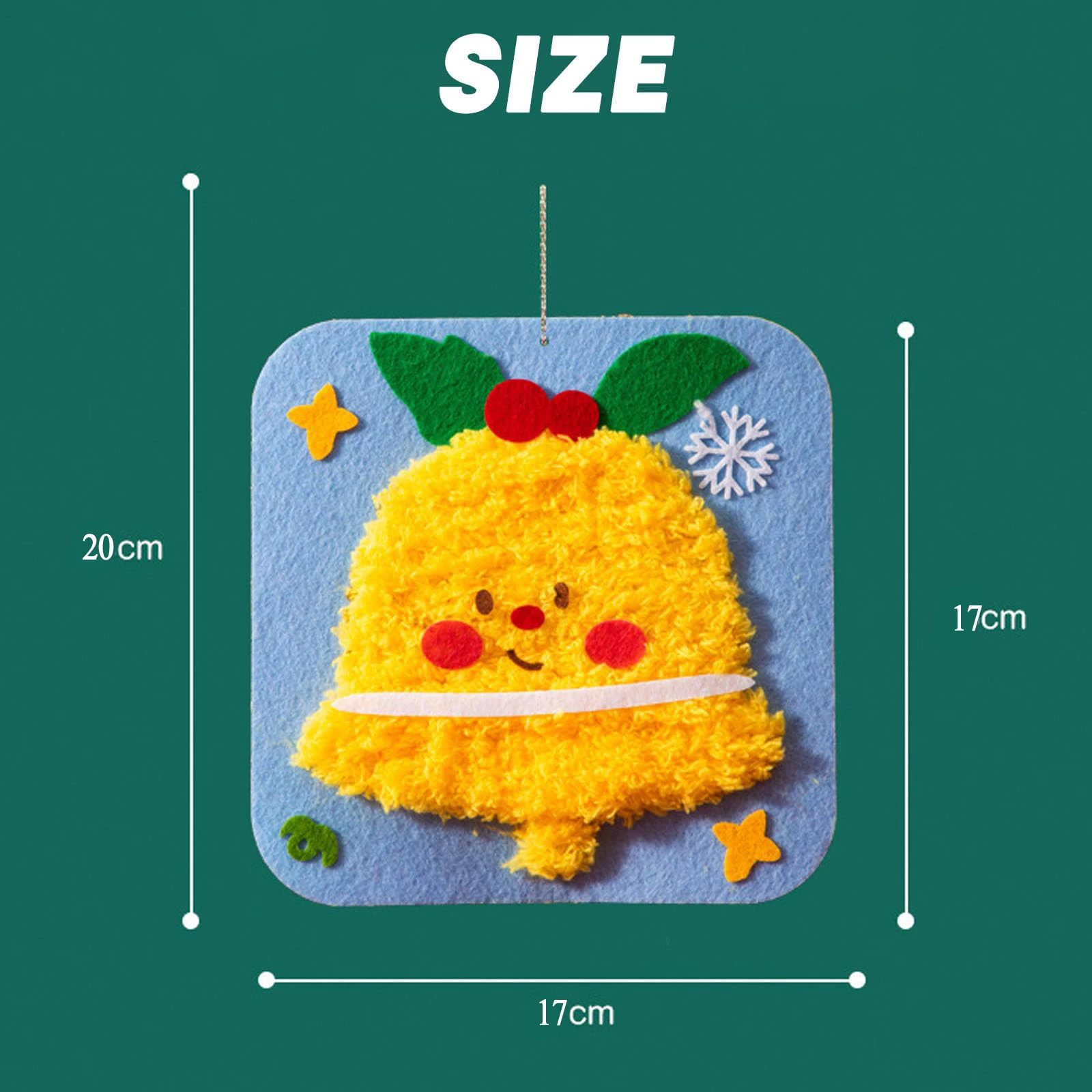 مجموعة خياطة عيد الميلاد للأطفال، زينة عيد الميلاد، لوازم حرفية، نشاط DIY كهدية الخياطة التعليمية للأولاد والبنات