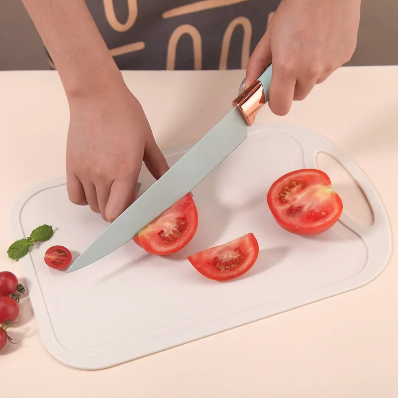 

Non-Slip Plastic Chopping Board Multicolor Baby Food Cutting Board Fruit Vegetable Chopping Block Kitchen Accessories