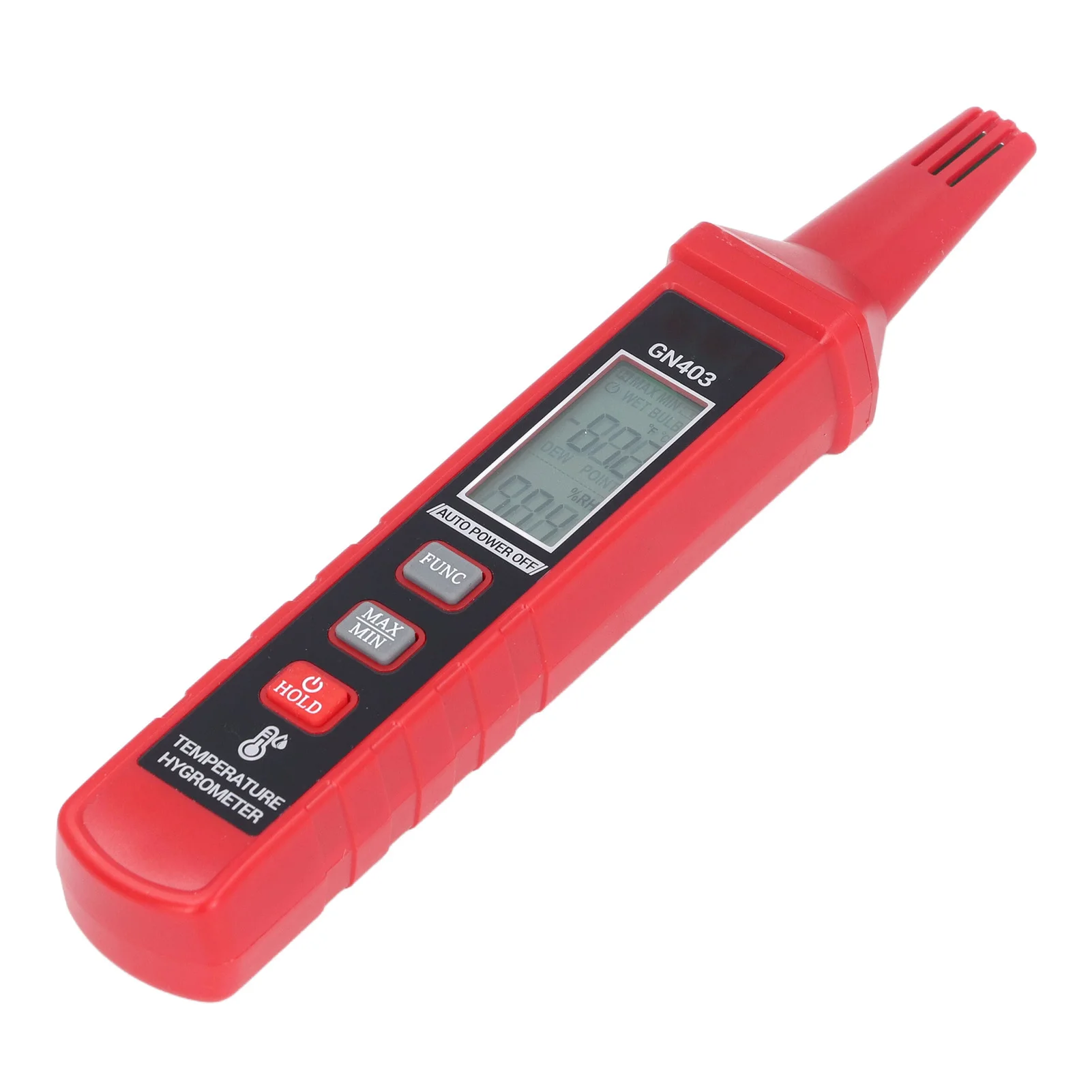 GN403 Digitales Temperatur- und Feuchtigkeitsmessgerät, industrielles, hochpräzises Innenthermometer, Feuchtigkeitsmessgerät, Temperatur- und Feuchtigkeitsmonitor