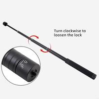 Lightweight AluminumAlloy Extendable Rod Handhelded Selfie Stick Telescoping Poles for Selfie, Photography, Video
