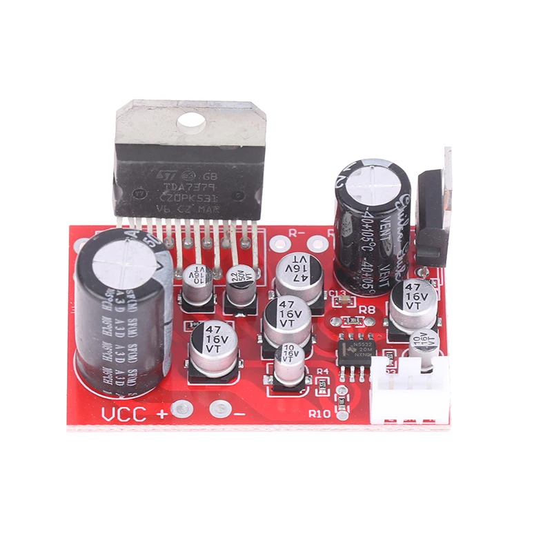 New TDA7379 Power Audio Amplifier Chip Module DC9-17.5V 39W X 39W High-Power Pre Amp NE5532 Audio Preamplifier