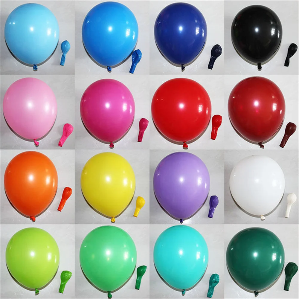 NEW 20-100 Pcs Latex Balloon Wholesale 5/10/12 Inch Matte Helium Ballons For Birthday Party Wedding Arch Background Decoration