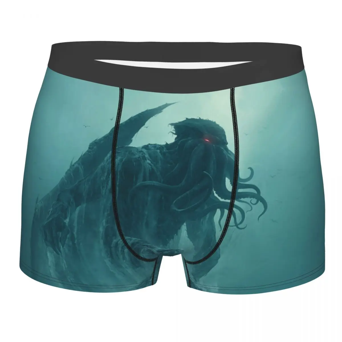 Man Lovecraft And Cthulhu Boxer Briefs Shorts Panties Soft Underwear Mysticism Male Novelty Plus Size Underpants