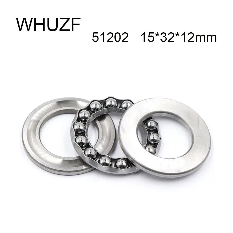 

WHUZF Free Shipping 5/10/20pcs 51202 Planar Thrust Bearing 15*32*12 mm ABEC-3 Axial 51202 Ball Bearings 8202