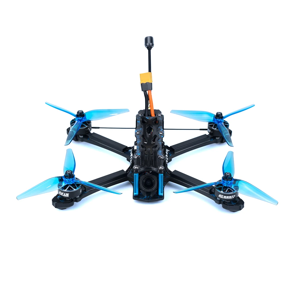 

Axisflying MANTA5 5-дюймовый комплект Walksnail Avatar HD Pro для FPV-фристайла DeadCat-DC с GPS -6S, зеленый, ПВХ+карбоновая пластина