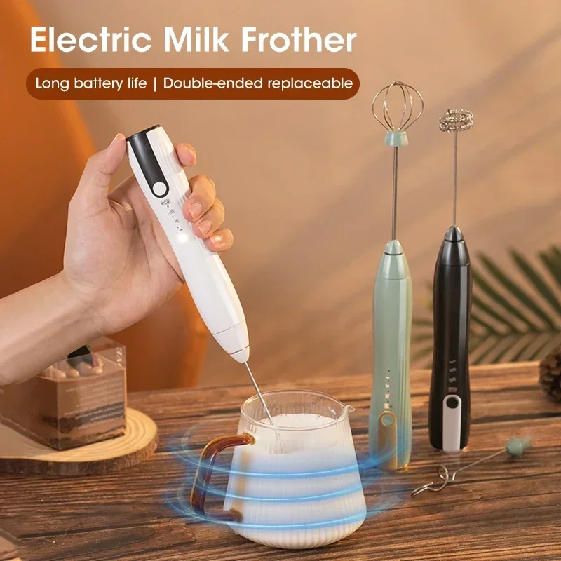 خلاط كهربائي منزلي متعدد الوظائف، خلاط يدوي لاسلكي، شحن USB، خلاط خلط دقيق البيض المحمول