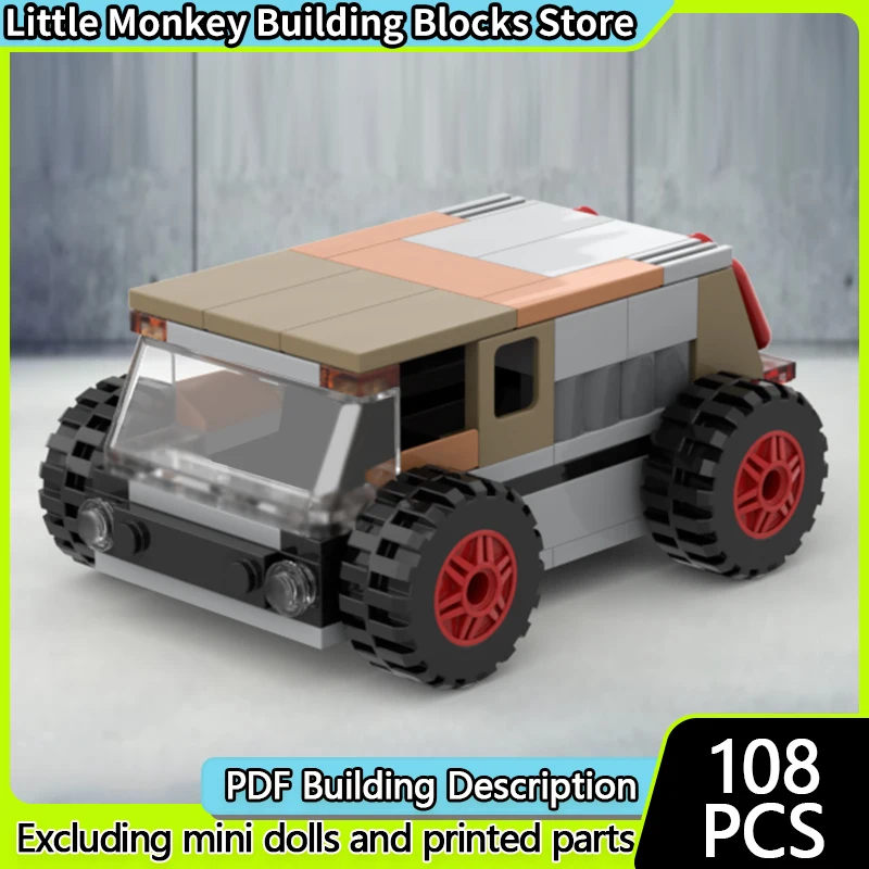 

Speed Racing Car Model MOC Building Bricks Off Road Delivery Van Modular Technology Children Holiday Gifts Assemble Toys Suit