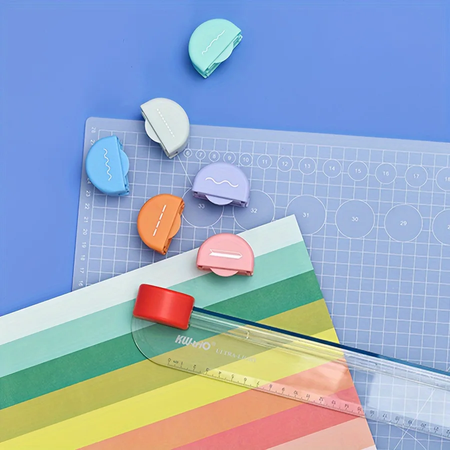 1pc Portable Paper Cutter Effortlessly Cuts Paper Perfectly Every Time, Cutting Paper Safely And Without Hurting Your Hands!