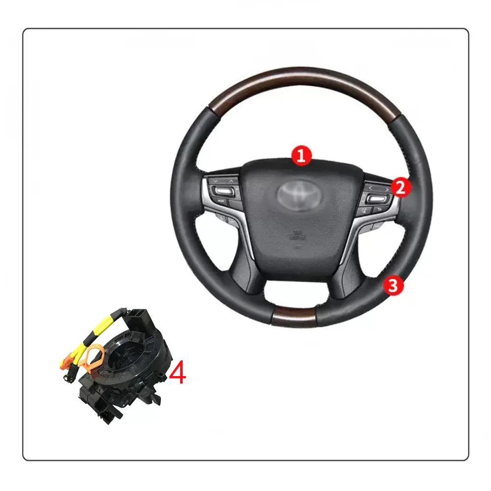 

Car Steering Wheel for Toyota Land Cruiser Prado FJ200 2016-2020