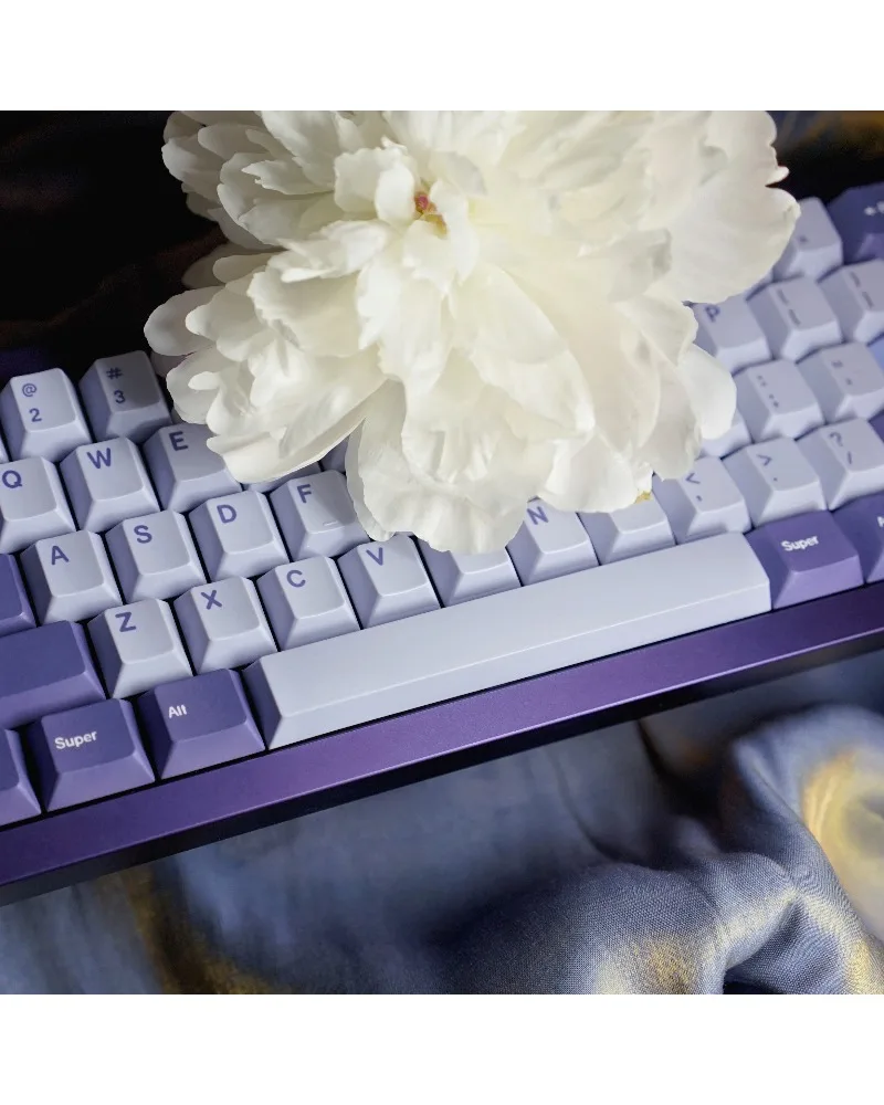 Sea blue keycaps PBT original highly sublimated mechanical keyboard keycaps customized full set