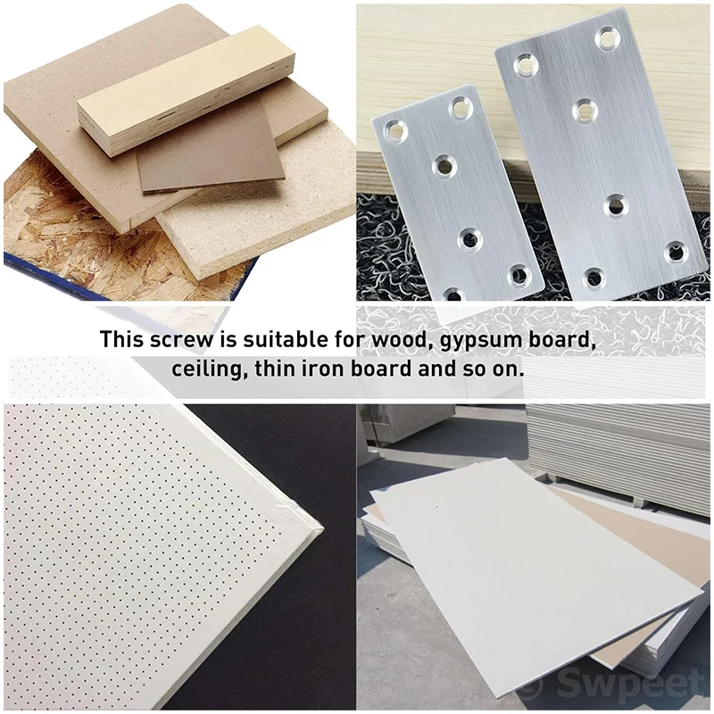 Petal Nuts, Expansion Screw Jack Nut, Carbon Steel Rustproof Corrosion-Resistant Petal Shape Rivet Nuts Fasteners M4 M5 M6 M8 image 5